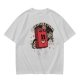 Olive T-Shirt with Retro Cartoon Gas Can 'Aged Like Fine' Print