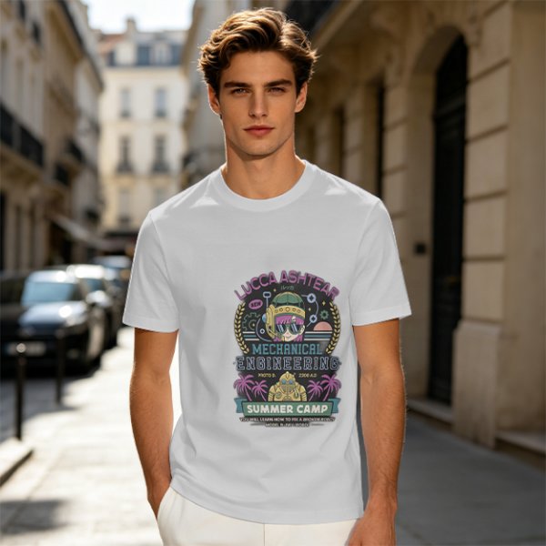 Lucca Ashtear Mechanical Engineering Summer Camp T-Shirt