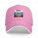 Black baseball cap with Kong and banana graphic print