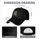 Black baseball cap with Time and Space Meltdown psychedelic TARDIS graphic