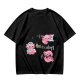 Olive T-Shirt With Cute Axolotl Relaxalotl Graphic Print