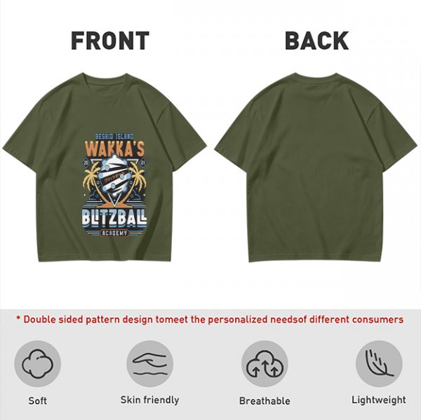 Wakka's Besaid Island Blitzball Academy Graphic T-Shirt