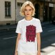 Olive green graphic t-shirt with dark metal style Live Laugh Love print