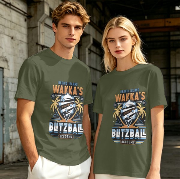 Wakka's Besaid Island Blitzball Academy Graphic T-Shirt