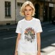 Olive Graphic T-Shirt With Raccoon Rainbow 'A Great Day To Be Trash' Print