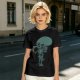 Olive T-Shirt With Alien Eating Ice Cream Graphic