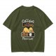Caffeine Loading Duck Graphic T-Shirt for Coffee Lovers