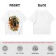 Olive Halloween T-Shirt with Get In Loser Coffin Ghost Floral Art