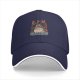 Black baseball cap with Totoro graphic and Japanese text print