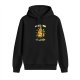 Black hoodie with pizza tree graphic and 'How Tasty Are Your Slices' text