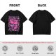 Olive T-shirt with playful bear-fruit graphic print