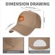 Black baseball cap with pizza atom graphic and text