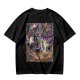 Olive T-Shirt Featuring Fantasy Wizard Card Artwork