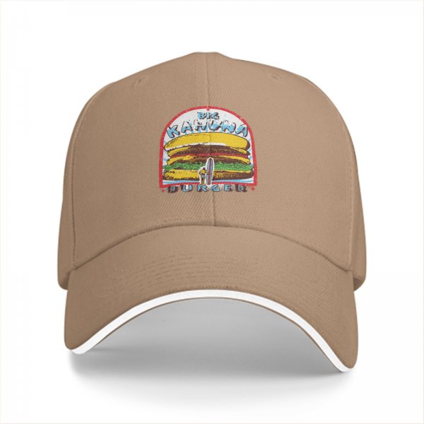 Big Kahuna Burger Graphic Black Baseball Cap