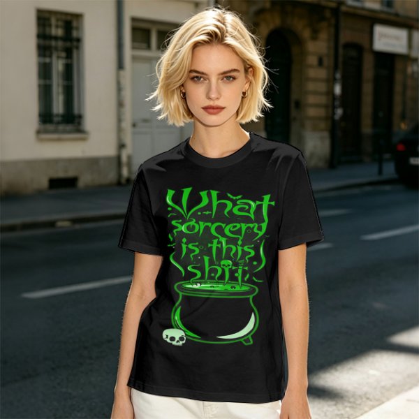 What Sorcery Is This Cauldron Graphic T-Shirt