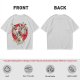 Olive T-shirt with Ghostbusters parody female character graphic print