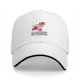 Black baseball cap with Kirby holding cake and knife, text 'Calm Down I'm Only Here For The Cake'