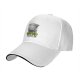 Black baseball cap with funny admitting wrong cat graphic