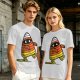 Olive T-Shirt with Mummy Candy Corn Halloween Graphic