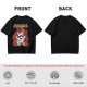 Olive t-shirt with cartoon dog and 'God has allowed me to live another day' print