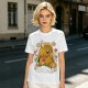 Olive T-Shirt With Cute Gingerbread Unicorn And Christmas Candy Print