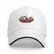 Black Baseball Cap With Panda In Ramen Bowl Graphic