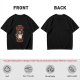 Olive graphic t-shirt with nervous raccoon and 'all of my systems nervous' text