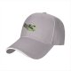 Black baseball cap with cute frog holding 'Don't mess with me' sign