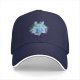 Black Baseball Cap With Watercolor Forest Spirit Art Print
