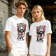 Olive T-Shirt with DFC Viking Graphic Print
