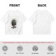 Olive T-Shirt With Skeleton Couple Embracing Red Heart Print