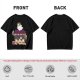 Olive T-Shirt With Ghost Ramen Shop Graphic