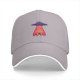 Black baseball cap with UFO abduction 'Single Taken' graphic