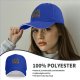 Black Baseball Cap With Ugly Christmas Style Fantasy Character Print