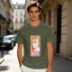 Olive Green T-Shirt With Grumpy Cat 'NOPE' Propaganda Print