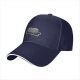 Black Baseball Cap With Melting Cake Graphic Design