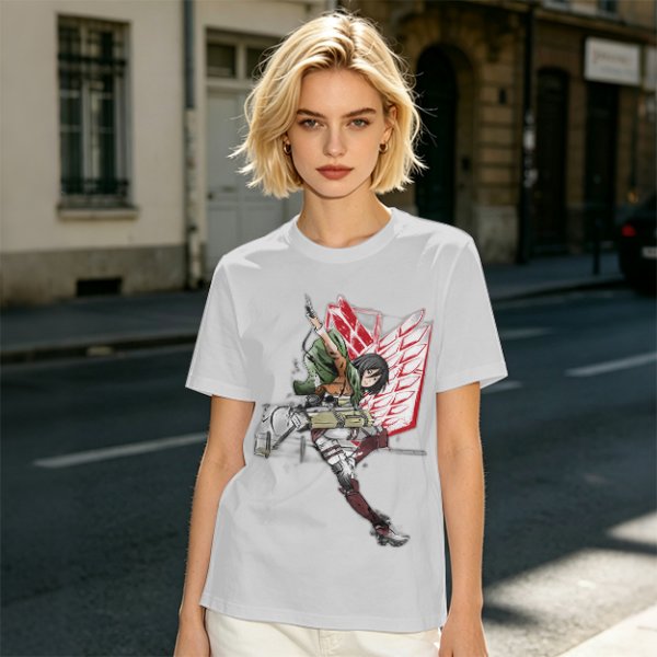 Attack on Titan Mikasa Ackerman Scout Regiment Graphic T-Shirt