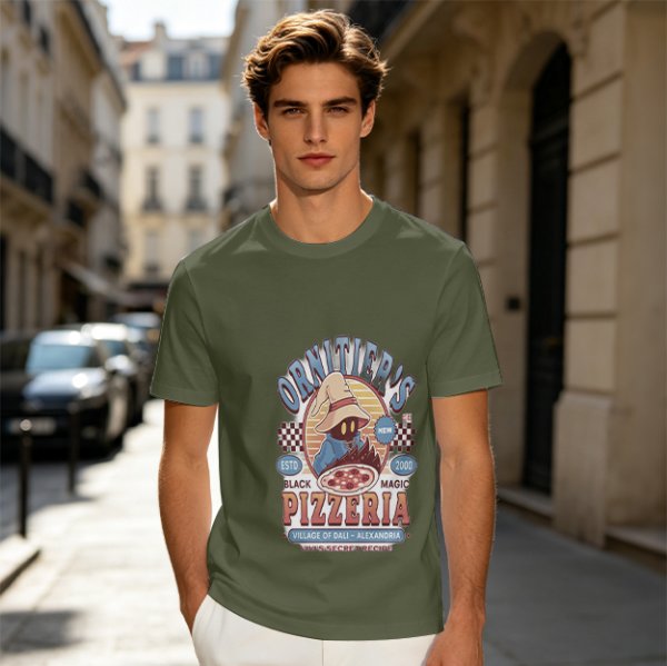 Ornitier's Black Magic Pizzeria Graphic T-Shirt
