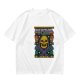 Olive T-Shirt With Skeletor The Power Of Christmas Graphic Print