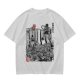 Olive Anime Scout Regiment Action Graphic T-Shirt