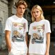 One Piece Thousand Sunny Pirate Ship Ukiyo-e Style Graphic T-Shirt