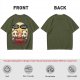 Olive t-shirt with pandas debating life beyond eating and sleeping
