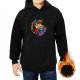 Black hoodie with Pinocchio 'I Believe I Can Lie' graphic print