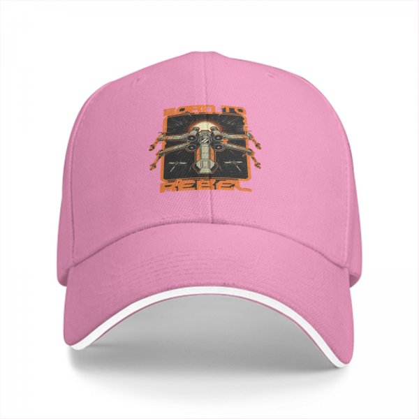 Born To Rebel X-Wing Star Wars Themed Black Baseball Cap