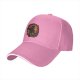 Black Baseball Cap with Fiery Attack Titan Graphic Print