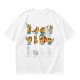 Olive Green T-Shirt With Cute Cartoon Cat Illustrations