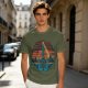 Lord of the Rings Dark Tower Graphic Olive T-Shirt