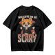 Too Cute To Be Scary Vampire Cat Graphic T-Shirt