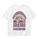 Meh and Meh novelty graphic t-shirt with indifference themed print