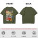 Olive t-shirt with Lego-style Brix cereal graphic print